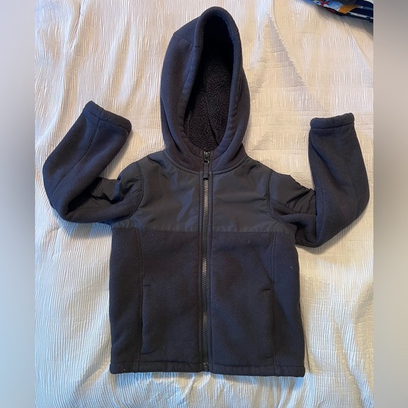 Lands' End Other - Land’s End Boys Black Fleece Jacket Size 4 (small)